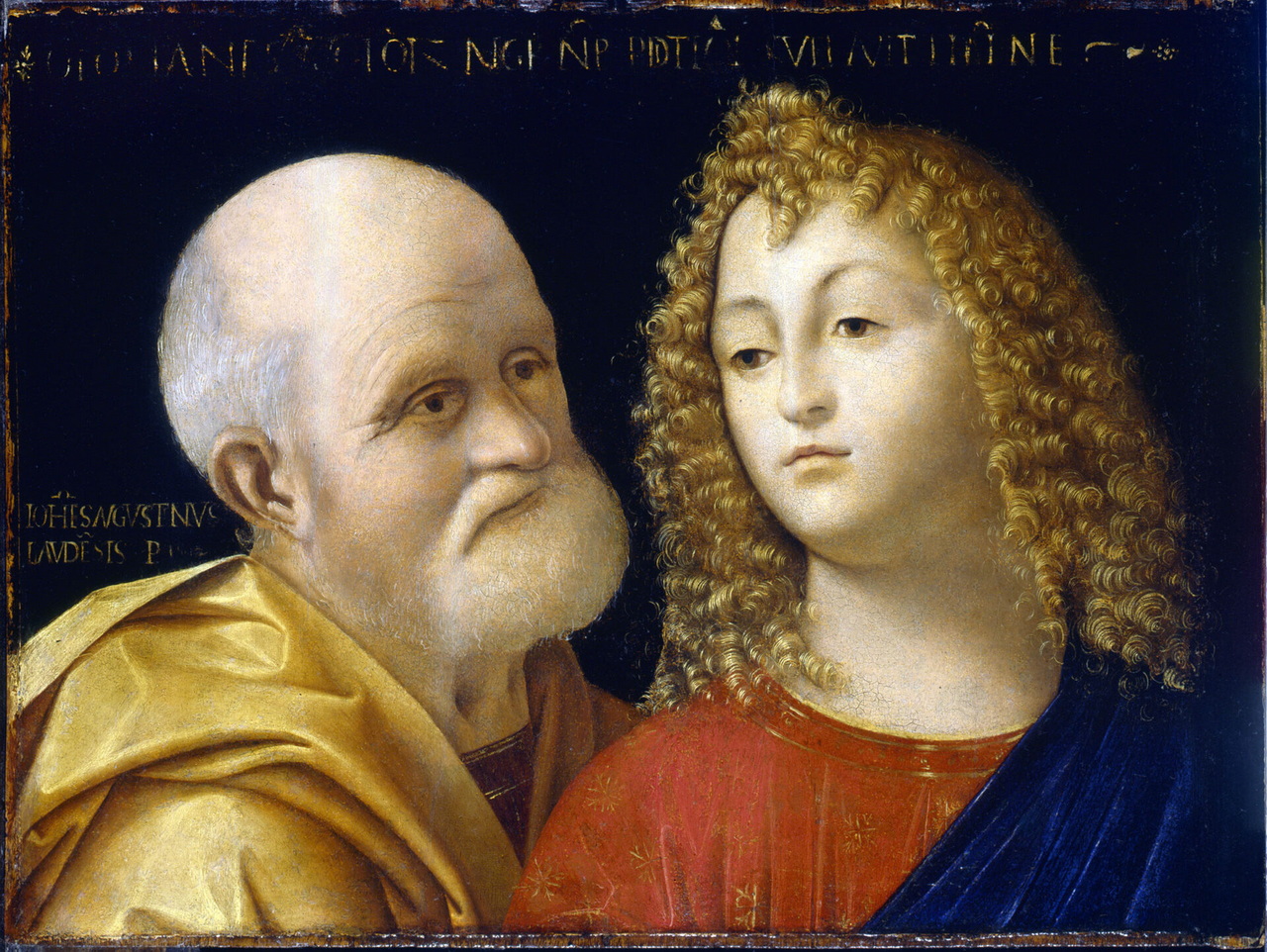 Giovanni Agostino da Lodi, Doppio ritratto (?), Milano, Pinacoteca di Brera